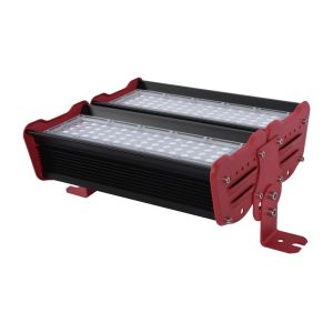Red Black Industrial Outdoor Led Flood Lights 100 Watt 50000h 120 - 130lm/W