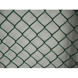 65x65 mm plastic pvc coated chain link wire mesh fence