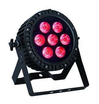 Factory sales 7pcs 12w rgbw 4in1 led outdoor par waterproof IP67par can dj disco lights