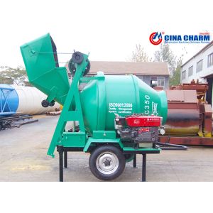 JZR350 14m3/h Electrical / Diesel Concrete Mixer Machine Construction Machine