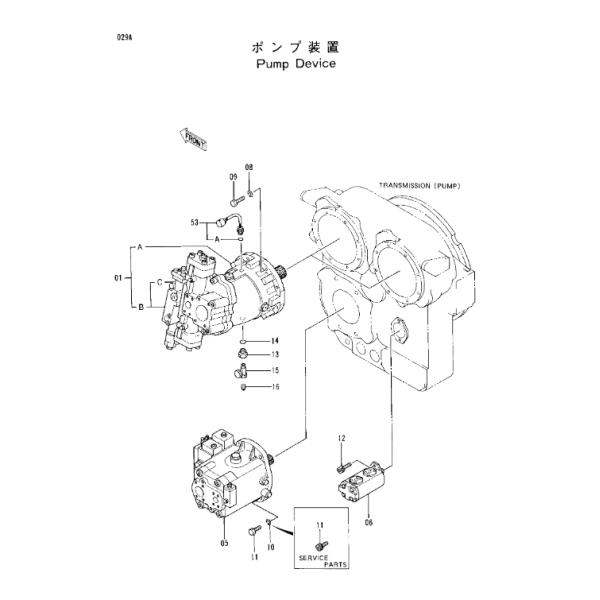 4274549 4303633 FOR HATICHI EX1800 EX3500 Parts HYDRAULIC PUMP MAIN PUMP PUMP DEVICE AFTERMARKET ORIGINAL