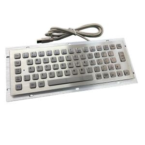 KIOSK IP65 / IK07 Stainless Steel Industrial PC Keyboard SUS304 Waterproof
