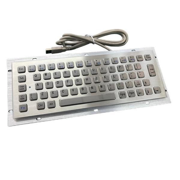 KIOSK IP65 / IK07 Stainless Steel Industrial PC Keyboard SUS304 Waterproof