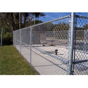 Hot Dipped Galvanized and PVC Coated Chain Link Fence，galvanized steel wire