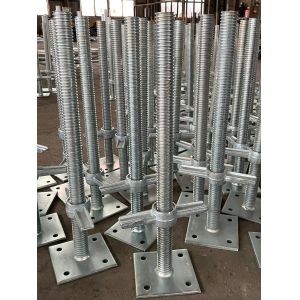 Quality Electro Galvanized Base Jack Scaffolding The Perfect Support for Construction for sale
