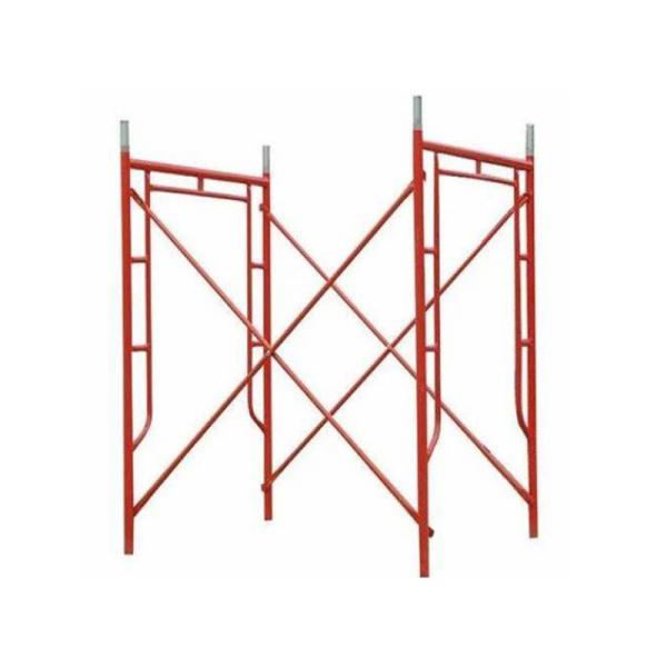 Q235 Steel / Spray Plastic Frame System Scaffolding Adaptadores De Arpas