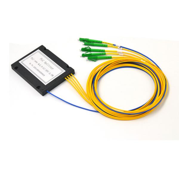 Buy ABS Module 1.5m Pigtail G657A 1x4 Fiber Optic Splitter at wholesale prices