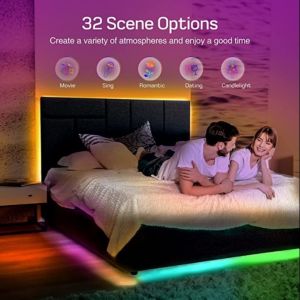 1m 3ft RGB Bendable Led Strip Lights , Flexiable WiFi LED Light Strips