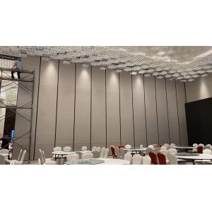 Acoustic Movable Partition Wall with Last Panel Closure Telescopic Sleeve Panel