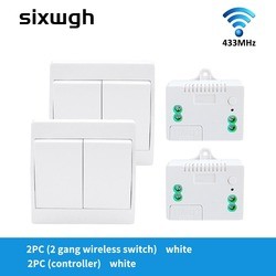 Wireless Self Powered Remote Control Switch Panel Waterproof Wall Light Switch