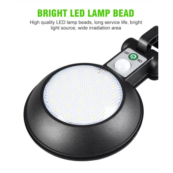 Water Resistance 500LM 5.5v 2.5w Solar Motion Sensor Wall Light FCC Certified