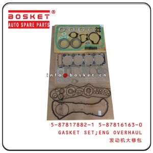 4HK1 Engine Head Overhaul Gasket Set 5-87817882-1 5-87816163-0 5878178821