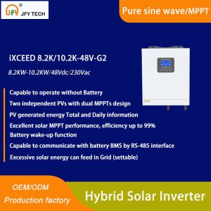 Quality 8.2KW Advanced Single Phase Hybrid Inverter for Solar Energy Systems for sale
