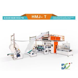 V Fold Facial Tissue Folding Machine With Auto Transfer Unit