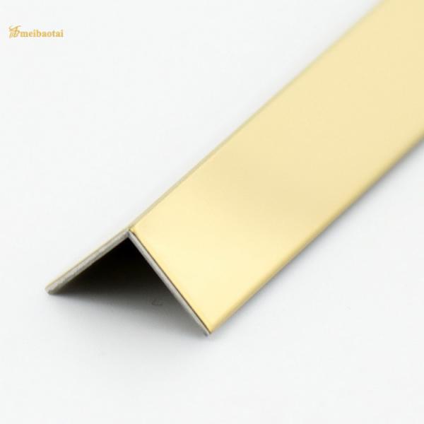 Buy ASTM AISI Cold Rolled Stainless Steel Tile Trim Gold Plating at wholesale prices