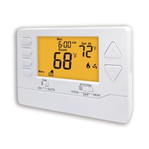 ±1C Accuracy Wired Programmable Thermostat for HVAC System Energy Efficiency and
