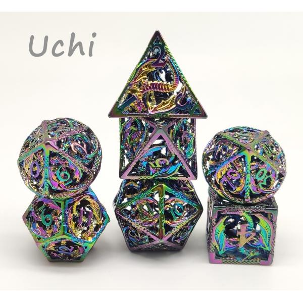Buy Lightweight Mini RPG Dice High Temperature Handmade 7 Piece Set at wholesale prices