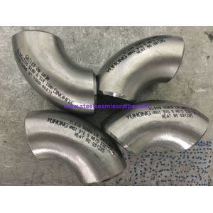 Water Treatment ASTM A815 WP-S S32750, S32760 Stainless Steel Fittings Buttweld 90° LR Elbow