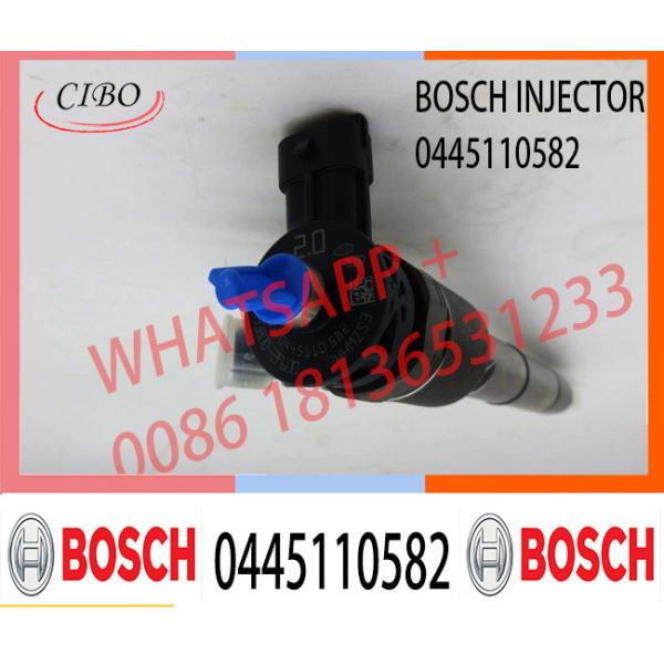 Genuine common rail fuel injector 0445110581 0445110582 for HYUNDAI KIA D4HA 2.0L VGT EURO 6 33800-2F600