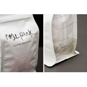 China MBOPP VMPET 140mic Paper Coffee Packing Bags Moisture Proof on sale