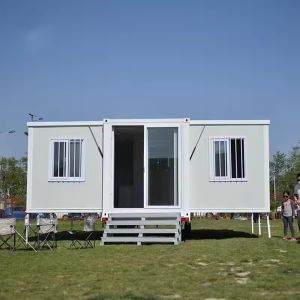 Modern Movable Expandable Camping Butterfly Container House Quick Build Prefab