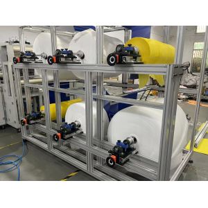 Quality Time-Saving Man-Machine Interface Operation Ultrasonic Medium-Effect Air Filter Bag Machine for sale