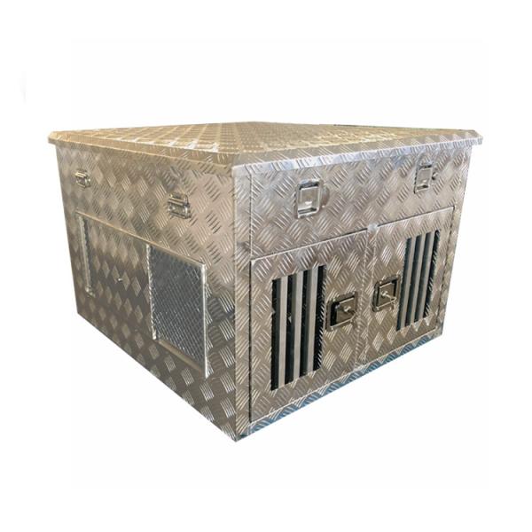 Buy Custom Aluminum Dog Boxes For Pick Up Truck , Aluminum Hunting Dog Boxes at wholesale prices