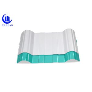 Fiber Glass Reinforced UPVC Roofing Sheets Anti Corrosive roofing and wall