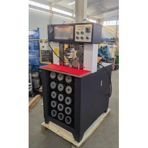 PLC AC Hose Crimping Machine For More Pressure Max Opening 158mm