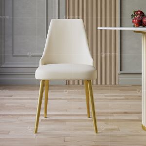 Home Brushed SS Dining Chairs Collection Sophisticated Armless