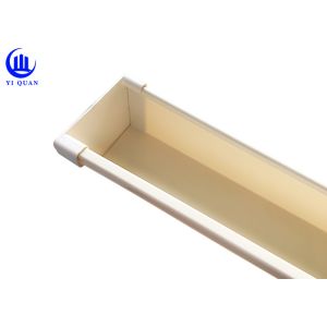 Unleakable 3m Legth PVC Rain Water Gutter For Villa Park Heat Insulation