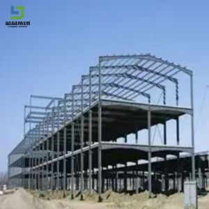Multi-story Prefabricated Steel Structure Warehouse Building Construction Metal