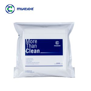 Pharmaceutical Cleanroom Polyester Wipes 2 Ply For Glass