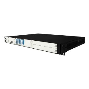 OTN WDM Fiber Optic 100g Transponder With Dual Modular Power Supply