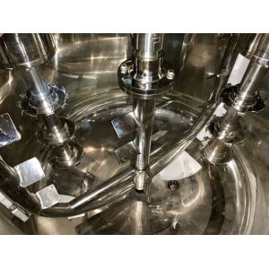 Mechanical 1800PCS/H Vacuum Emulsifying Mixer Homogenizer Mixing Machine