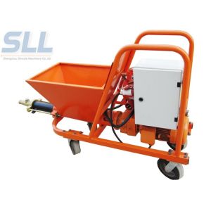 Small agitator noise diesel transport engine plastering machine