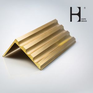 SGS Slip Resistant Stair Nosing , Hpb60-2 Stair Nosing Brass