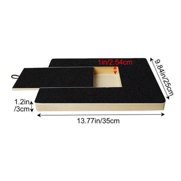 Pet Treat Trimmer Wooden Dog Nail Scratch Board for Indoor and Outdoor Space