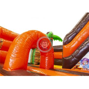Commercial Bounce House Playground , Inflatable Play Structures Fire Proof UV