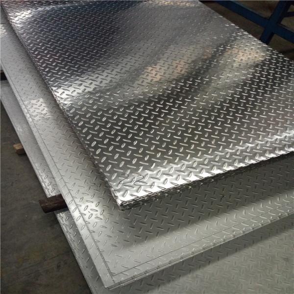 Buy 3.0mm Embossed Stainless Steel Flat Sheet 2B Surface Finish at wholesale prices