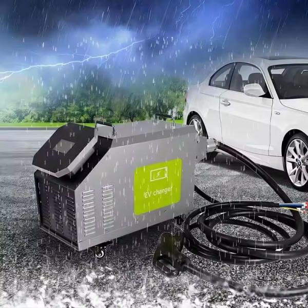 IP44 DC 30KW EV Charger Portable Ev Charging Station Customizable