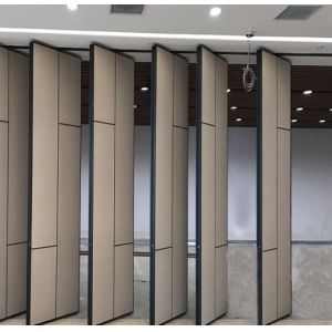 Restaurant Space Separating Movable Partition Walls Fire Rated Sound Insulation