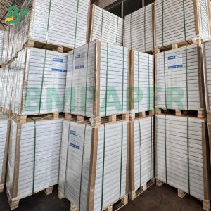 Quality 80gsm 120gsm Gloss Coated One Side Art Paper For Making Adhesive Label Paper for sale