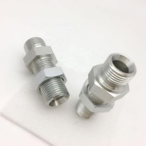 Bulkhead 60 Degree Seat Straight Pipe Thread Fittings