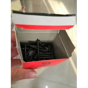 Quality Strong Black Concrete Nails Mushroom Head 50mm Masonry Nails for sale