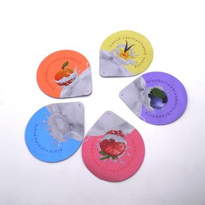China 9cm Dia Embossed Die Cut Lids Custom on sale