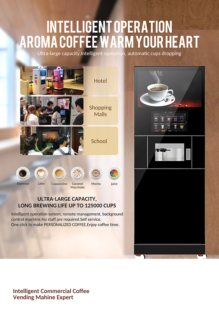 Standing Coffee Vending Machine For Coffee Protein Shake Tea Easy Convenient Way To Get A Daily Coffee