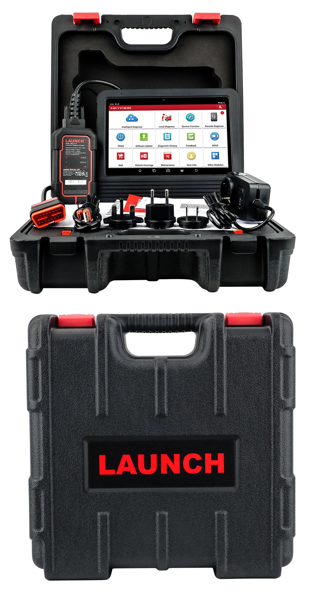 LAUNCH X431 PRO V 5.0 Car Diagnostic Tools Auto OBD2 Scanner All System ECU Coding Active Test Update Online PRO V5.0
