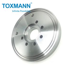 Aluminium CNC Lathe Processing Services High Precision Connecting Flange CNC