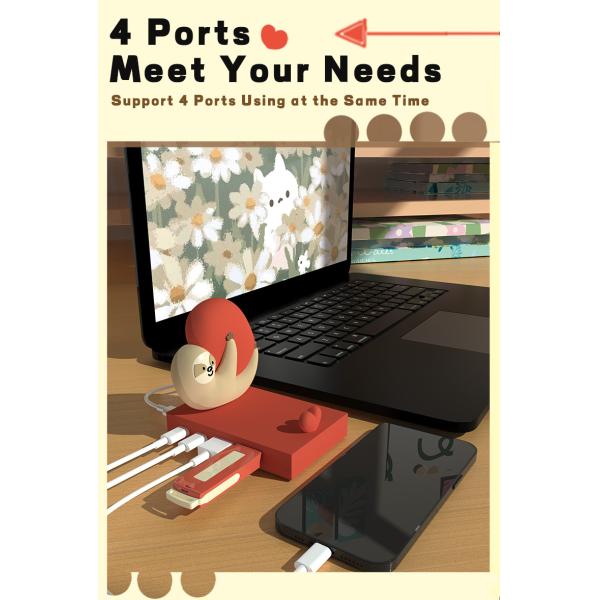 Multifunction station usb c hub smart adapter with Memory Card Reader